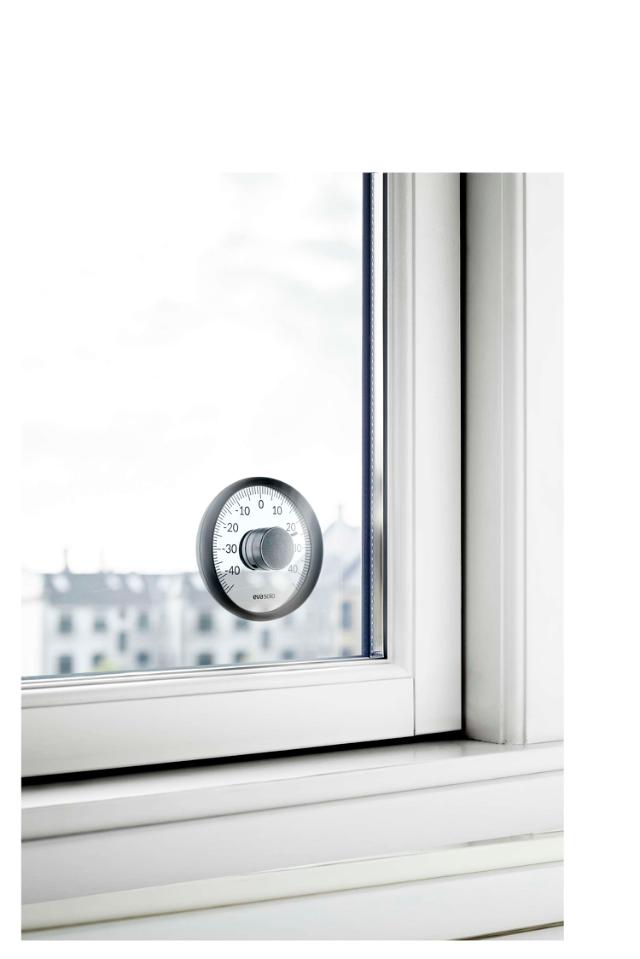 Außenthermometer - für die Fensterscheibe