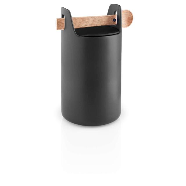 Toolbox Aufbewahrungsbehälter - 20 cm - mit Löffel und Deckel, schwarz