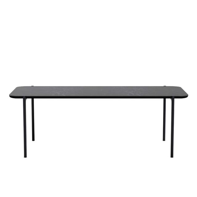 Table basse Savoye - 50x120 cm - 35 cm - Ceramic black