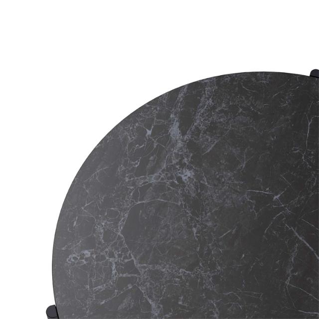 Table basse Savoye - Ø60 cm - 42 cm - Ceramic black