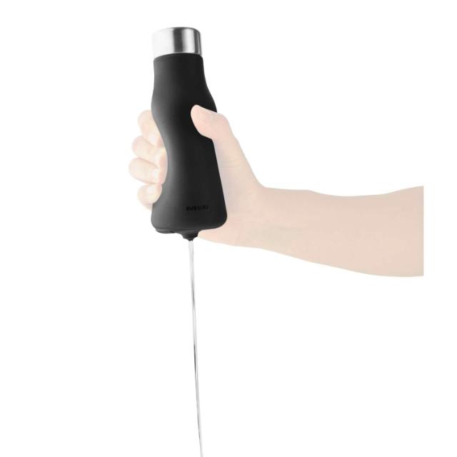 Squeeze soap dispenser - black