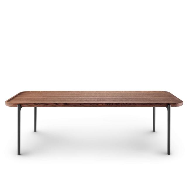 Table basse Savoye - 50x120 cm - 35 cm - Chêne foncé