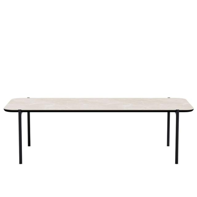 Table basse Savoye - 50x120 cm - 35 cm - Ceramic beige