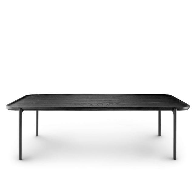 Table basse Savoye - 50x120 cm - 35 cm - Chêne teinté noir