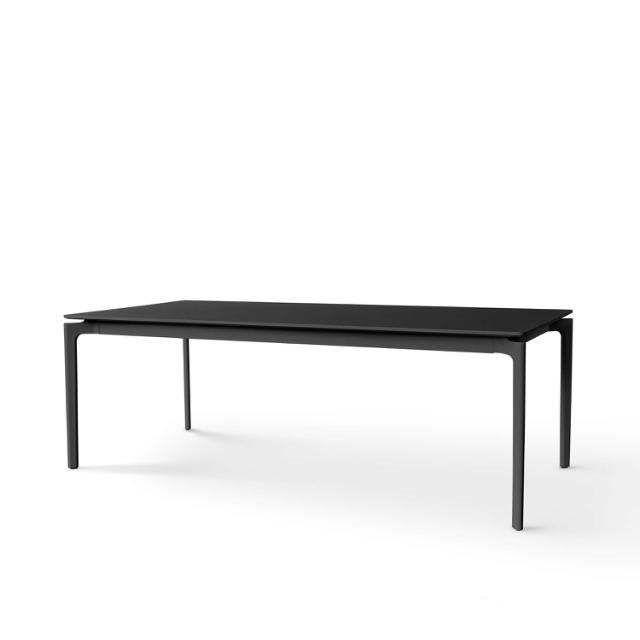 Table à manger More - noir/noir - 100x200/320 cm