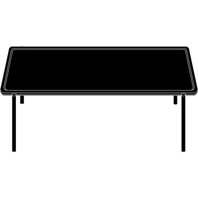 Savoye sofabord - 50x120 cm - 35 cm - Røkt eik